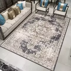 Bohemia tapetes da sala de estar decoração quarto deluxe anti deslizamento tapetes grande área tapete lounge tapete persa lavável - Wolf Magazine