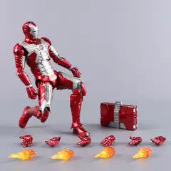 ZD Brinquedos Homem de Ferro Série Filme Action Figure, Movable Joint, Mark Dolls, MK1, MK2, MK3, MK4, MK5, MK6, MK7, MK42, MK43, MK50, 7 em - loja online