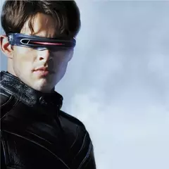 X-men Cyclops Cosplay óculos polarizados para homens mulheres Memory Material Shield Designer Sunglasses