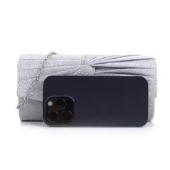Embreagem de lantejoulas prateadas para mulheres, bolsas de noite, bolsas de ombro de cadeia, bolsas de luxo para jantar - comprar online