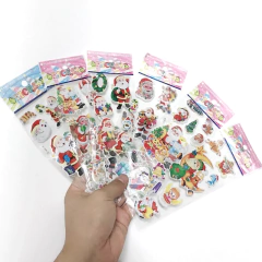 10/20/30 folhas adesivos de festa de natal aniversário festa de natal reunião presente para menina menino papelaria adesivos papai noel tmz - loja online