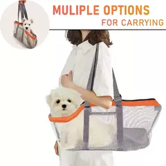Sacos de transporte para animais de estimação malha dobrável pet transportadora bolsa para cães pequenos schnauzer em miniatura cães em miniatura