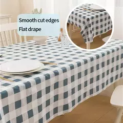 Impermeável Xadrez Toalha De Mesa, Anti-Slip Cobertura De Mesa, Decoração De Mesa, Festa De Casamento, Decoração De Natal, Acessórios