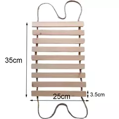 Gato ponte para gatos gaiola sisal corda de madeira escada móveis para animais de estimação gatinho passo scratcher post gatinho brinquedos árvore vários tamanhos - comprar online