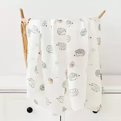 Portátil de bambu algodão Swaddle cobertor define para recém-nascidos, berço cobertor, macio, leopardo impressão, viagens, bebês