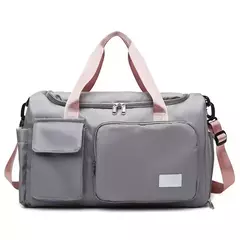 Weekender Overnight Duffle Bags com compartimento de sapato para mulheres, Carry On Travel Bag, Saco de ginástica de grande capacidade - loja online