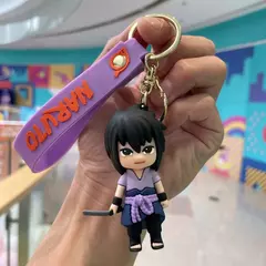 Naruto chaveiro anime figura haruno sakura hatake kakashi gaara uzumaki naruto pvc pingente chaveiros para crianças brinquedo de aniversário presente - comprar online
