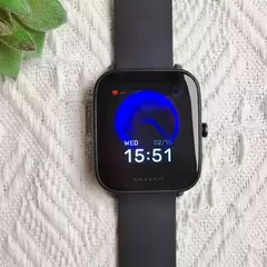 Amazfit-Relógio esportivo à prova d'água com monitoramento de freqüência cardíaca, BIP, U, Bluetooth, 5ATM, 95New, relógios para exposições, 60 + modo esportivo - Wolf Magazine