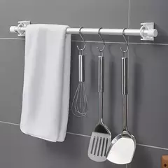 2/4pcs Auto-adesivo Cortina Rod Titular 360 Graus Rotatable Cortina Pólo Varas Suportes De Parede Para Casa Do Banheiro e Hotel - loja online