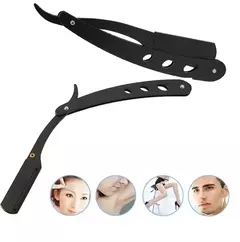 Lâmina de aço inoxidável dobrável para homens, navalha antiquada, raspador manual, raspador de rosto, barbeiro, corpo, faca de depilação facial, nova - Wolf Magazine