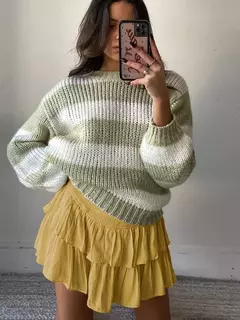 Mini-saia linha A feminina, cintura baixa, fina, monocromática, que combina tudo, casual, doce, sexy, streetwear de moda feminina, verão, Y2K - comprar online