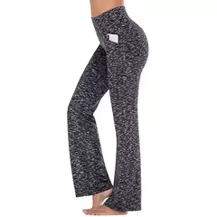 Ogilvy Mather-Calça de perna feminina, Palazzo Largo Assassino, Cintura alta, OL Ladies Calças longas de carreira, Sólido, Elegante, Feminina - comprar online