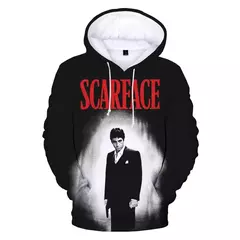 Scarface-Homens e Mulheres 3D Impresso Hoodies Filme, Moletom Moda, Harajuku Streetwear, Hoodie de grandes dimensões, Pullover, Tony Montana, Novo