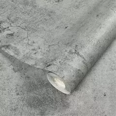 Papel de parede impermeável auto-adesivo, Adesivos de parede, Industrial, Cimento, Cinza, Loja de roupa, Sala Decoração, Vinil