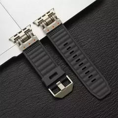 Imagem do Pulseira de silicone para Apple Watch, Ultra 2, Correas Suaves, Apple iWatch Series 9, 8, 7, 6, 5, 4, Bracelete, 49mm, 45mm, 44mm, 42 milímetros