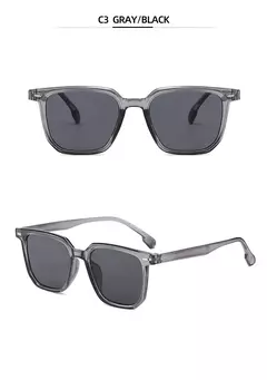 Óculos de sol quadrados retrô para homens e mulheres, óculos clássicos, alta qualidade, moda feminina, novo, 2024 - loja online