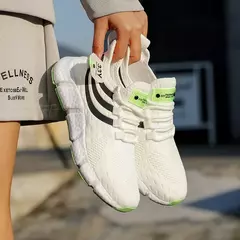 Homens tênis casuais verão respirável sapatos esportivos leve malha ao ar livre tênis de corrida atlético jogging tenis sapatos caminhada