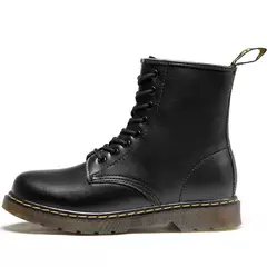 Bota masculina clássica de motocicleta, sapato casual, deslizamento alto, ventilação de escritório, versátil