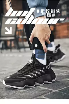 Imagem do Sapato Masculino Tênis Masculinos, Casuais, de Luxo, Confortáveis, Tênis de Treinamento, Respiráveis, Estilo Mocassim, de Corrida