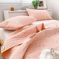 Qualidade capa de cama xadrez puro algodão lavado colcha cobertor grau a algodão acolchoado folha capa verão colcha têxteis para casa - comprar online