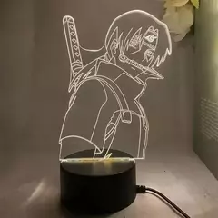 Naruto anime figuras de ação luz noturna mangá boruto itachi akatsuki quarto lâmpada crianças uzumaki namikaze minato presente brinquedos - comprar online