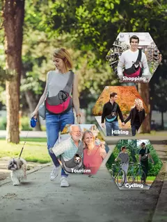 Bolsa de transporte para cães de estimação, portátil, confortável, respirável, mão livre, ombro crossbody, acessórios para cães - loja online