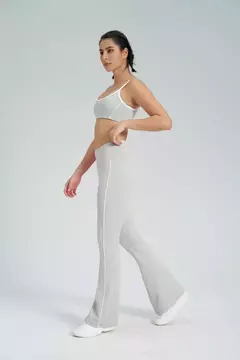 Terno de Yoga Patchwork de duas peças para mulheres, cintura alta Flare Leggings, roupas de treino Fitness Sportswear agasalho - comprar online