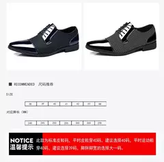 Tendência clássico masculino vestido sapatos para homens oxfords sapatos de couro patente rendas até formal couro preto festa de casamento shoes2023 - comprar online
