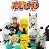 Naruto Sasuke Sakura Kakashi Obito Jiraiya Tsunade Anime Mini Homem Blocos Figura