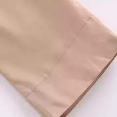 TRAF-Calça feminina de cetim cargo com bolsos, vintage, cintura alta, mosca com zíper, calça feminina, moda na internet