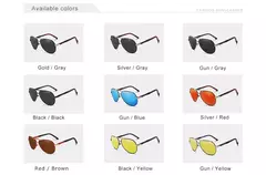 Imagem do KINGSEVEN-Alumínio Retro Óculos Funcionais para Mulheres e Homens, Fashing Óculos, Pilot Eyewear, Acessório de Luxo, Alta Qualidade, Novo