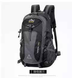 Imagem do Mochila de viagem impermeável de nylon para homens, mochila de viagem casual ao ar livre, senhoras caminhadas camping montanhismo, sacos esportivos para jovens, novo