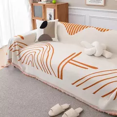 Chenille Sofá Throw Blanket com Tassel, Modern Luxury Cover, Four Season Sofa Cover, Full Covers, Dustproof, Toalha de casa, 1 Pc - Wolf Magazine