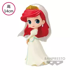 Imagem do Novo bandai disney a pequena sereia anime qposket personagens ariel glitter linha figura de ação modelo colecionável brinquedos aniversário