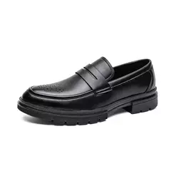 Imagem do Mocassins macios masculinos, sapatos de couro borla, sapatilha de condução, marca de luxo, plus size, 46, alta qualidade, moda