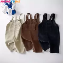 Macacão de veludo para bebê recém-nascido, macacão casual para meninos, macacão de babá para meninas, roupas de outono e inverno, 2023 - comprar online