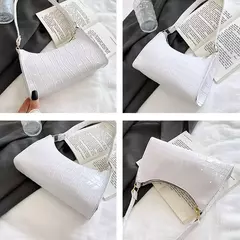 Retro Jacaré Padrão Bolsas De Couro PU para Senhoras, Bolsa Pequena Feminina, na internet