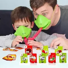 Frog Mask Wagging Tongue Lick Cartas, Jogos de Tabuleiro para Crianças, Família, Brinquedos Antistress, Engraçado Desktop Puzzle - comprar online