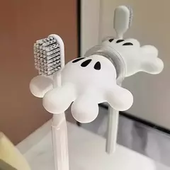 Suporte de escova de dentes multifuncional, mickey, palma, fofo, ventosa, para toalha de banheiro, enrolador de cabo de dados na internet