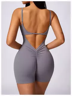 Macacão feminino de ioga, macacão esportivo, academia fitness, macacão de treino, regata, shorts, conjunto bodysuit, camisola, primavera, verão, 2022 na internet