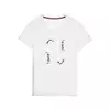 CHCH-Camiseta feminina de manga curta, bordado artesanal pesado, moda feminina, casual, verão, novo, 2024