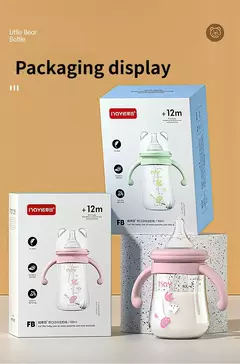 Multi-Purpose Baby Bottle, Water Cup Set, Silicone Chupeta, grande capacidade, PP, suprimentos de alimentação, 300ml - loja online