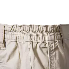 Calça curta de cintura elástica masculina, 100% algodão, monocromática, casual, de negócios, social, alta qualidade, nova, verão 2022