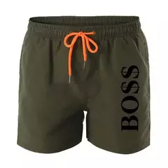 Shorts esportivos respirável de secagem rápida masculino, calções casuais com cordão forrado com malha, surf à beira-mar, praia, verão, novo