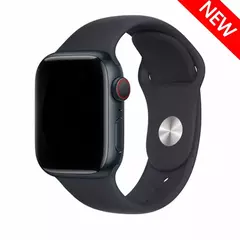 Pulseira de Silicone para Apple Watch, Banda 44mm, 40mm, 45mm, 41mm, 42mm, 38mm, 44mm, 45mm, Bracelet iWatch Series 7 SE, 3, 4, 5, 6, 8 Ultra 49mm - Wolf Magazine