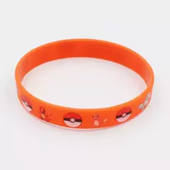 Pokemon pikachu figuras brilho pulseira de silicone anime brinquedos pulseira pulseiras cosplay acessórios meninos menina festa aniversário presente