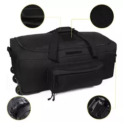 Imagem do Mochila tática de grande capacidade, bagagem de rolamento, resistente, camping, caminhadas, mala de viagem, 124L