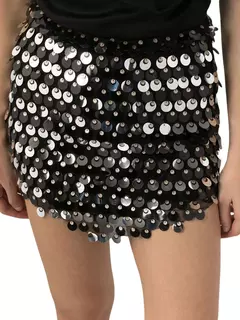 Y2K Sequin Low Waist Mini Saia, Bodycon, Saias Noturnas, Linha A, Festa, Curto, Clube, Fora, Brilhante - loja online