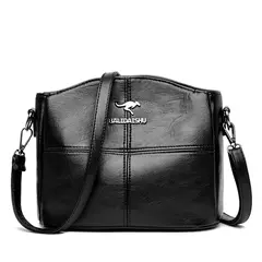 Pequena bolsa de couro PU para mulheres, bolsa crossbody, mensageiro, bolsa com zíper, bolsa de viagem feminina, moda verão, nova chegada - Wolf Magazine