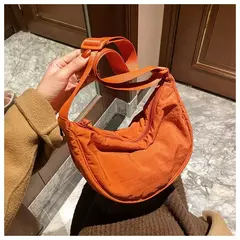 Nylon Hobos Bolsa Crossbody para Mulheres, Bolsas de Ombro Designer, Bolsa de Grande Capacidade, Lady Travel Shopper Bag, Bolsas Femininas, Casual, 2023 - comprar online